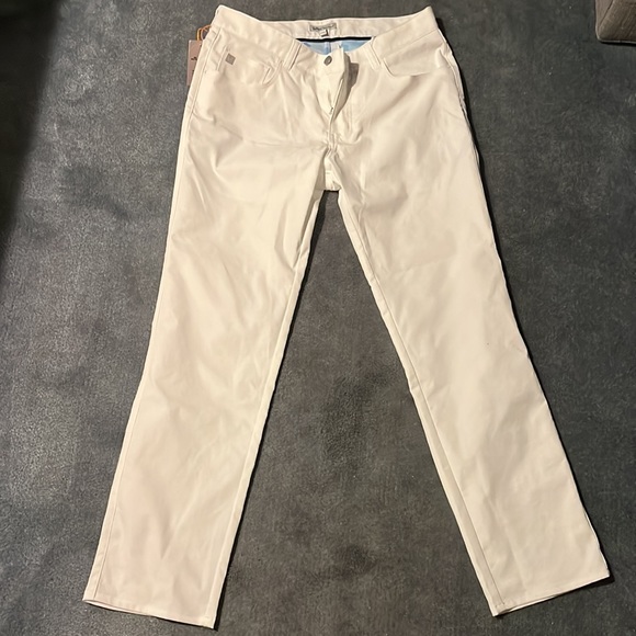 Peter Millar Golf Pants White, Brand New - Picture 2 of 5